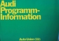 Preview: Audi Modelprogram 1969 Carbrochure (8105)